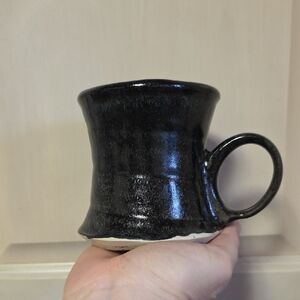 Handcrafted Black Ceramic Mug